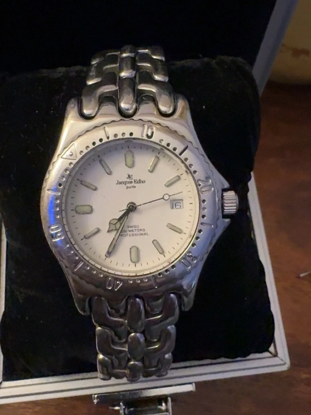 Women Jacques Edho Paris Watch JE 10881 Swiss 200meters Professional divers